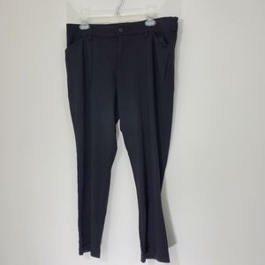 Lee Riders Slim Ankle Black Pants, Size 14